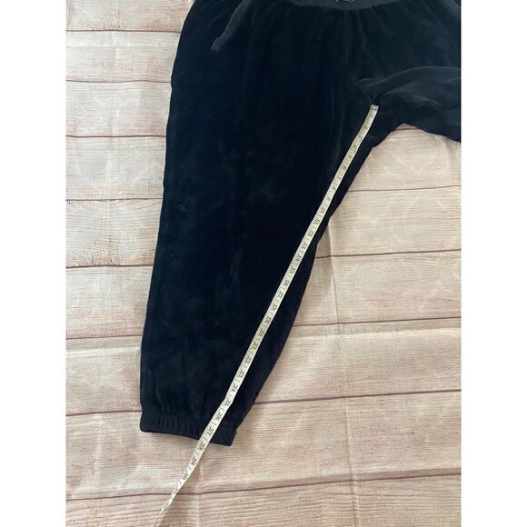 Athleta Women's Black Velvet Double Cozy Karma Joggers - 3XL - Picture 6 of 14